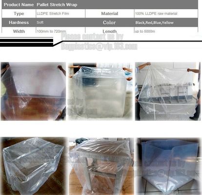 Shrink Wrap Packing Stretch Film Roll, PE strech film Pallet shrink wrap jumbo roll stretch film cling film wrap nanya w