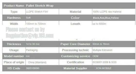 Shrink Wrap Packing Stretch Film Roll, PE strech film Pallet shrink wrap jumbo roll stretch film cling film wrap nanya w