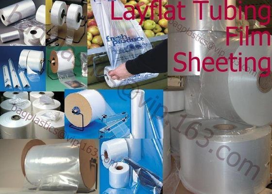 Clear Polythene Layflat Tubing, Direct sale from factory Polythene Layflat tubing bag, Polythene Layflat tubing bag 250