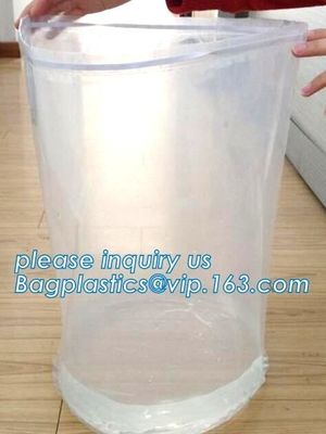 Chemical Resistant Water Proof Heavy Duty Round Bottom Cylinder,round square bottom inner drum rubbish bin liner plastic