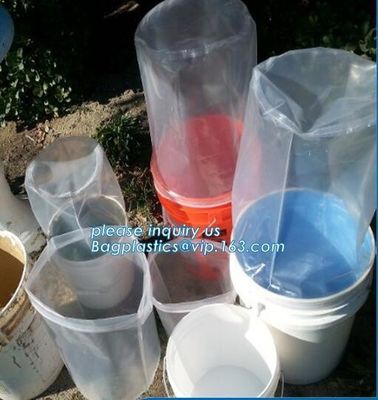 Chemical Resistant Water Proof Heavy Duty Round Bottom Cylinder,round square bottom inner drum rubbish bin liner plastic