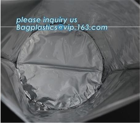 IBC Liner for bulk liquids, four-layer laminated aluminum foil bag for drum, Alunimium Drum Liners - Poly, foil drum lin