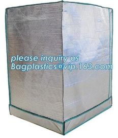 Reusable thermal insulated pallet covers, Thermal insulated pallet blankets, Radiant Barrier Foil Heat Resistance Bubble