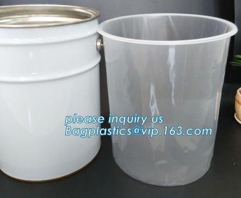 Plastic rigid round bottom drum liner, antistatic rigid pail liners, Rigid Pail liners/5 gallon bucket liner, Barrel Lin