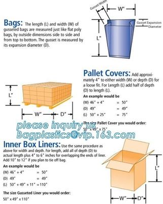 48 x 48 x 96&quot; 1 Mil ldpe Clear Pallet Covers, Eco-friendly Reusable Pallet Wrap Pallet Cover, Disposable CPE Waterproof