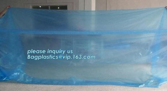 Giant jumbo big size poly pallet cover packaging bags with competitive price, 36 x 27 x 65&quot; 1 Mil ldpe Clear Pallet Cove