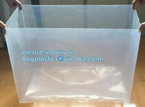 Giant jumbo big size poly pallet cover packaging bags with competitive price, 36 x 27 x 65&quot; 1 Mil ldpe Clear Pallet Cove