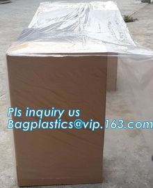 Heavy Duty Extra Big Jumbo Clear Poly Bags For Pallet Covers, Plastic Material and PE Plastic Type reusable pallet cover