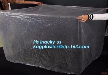 LDPE bag Large square bottom bag on roll pallet cover bag rubbish bag Garbage bag HDPE bag, reusable pallet wrap top cov