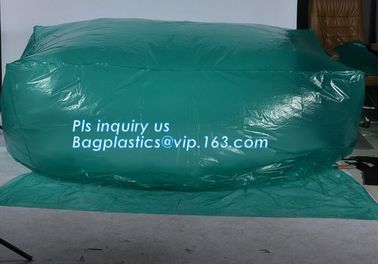 LDPE bag Large square bottom bag on roll pallet cover bag rubbish bag Garbage bag HDPE bag, reusable pallet wrap top cov