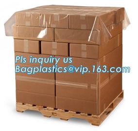 moisture proof reusable virgin plastic pallet cover, poly square bottom bag pallet top cover bags plastic vinyl cover fo