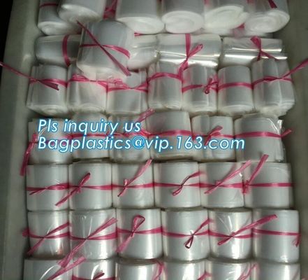 LDPE Plastic Flat Poly Bag with Suffocation Warning, 1 Mil Clear Flat Poly Bags, LDPE Lay Flat Poly Bags Flat Drum Liner