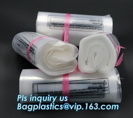 HDPE crystal clear standard flat heavy poly flat bags, Clear poly bag polypropylene flat bag for grocery packaging,LDPE