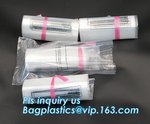 HDPE crystal clear standard flat heavy poly flat bags, Clear poly bag polypropylene flat bag for grocery packaging,LDPE