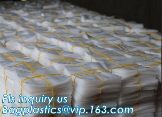 Plastic 2mil PE Flat Poly Bag For Food Packaging, PE Flat Poly Bag With Side Gusset For Food Packaging, Flat Opening OPP