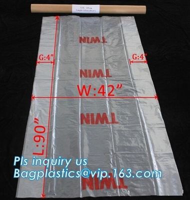 pe bag pallet cover plastic bag sqaure bottom bag, 54 x 44 x 96&quot; 1 Mil ldpe Clear Pallet Covers, top covers clear plasti