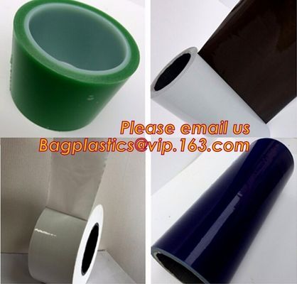 high performance acrylic adhesive PE Surface Protective Films, Blue color red letter printed PE protective film