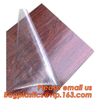 high performance acrylic adhesive PE Surface Protective Films, Blue color red letter printed PE protective film