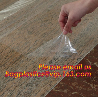 packaging stretch paint protective film for sheet, High glossy transparent car light protective film with 3 layers car