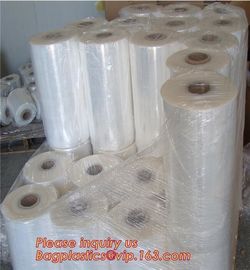 Polyolefin POF Heat Shrink Wrap Film,Pre-perforated film,POF clear heat shrink plastic protective roll film,PE Shrink Fi