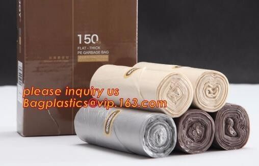 Waste Bin Liners for Home, Office,Trash Bags Small Drawstring Garbage Bags,Handle Trash Bag, with Power Strip, bagease