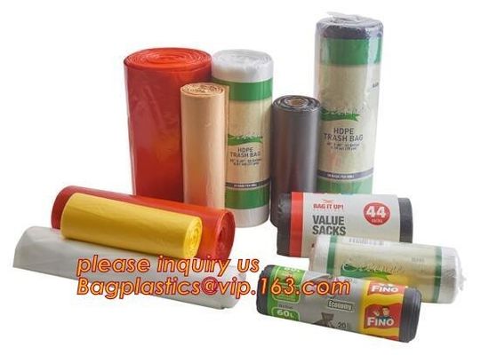 Waste Bin Liners for Home, Office,Trash Bags Small Drawstring Garbage Bags,Handle Trash Bag, with Power Strip, bagease