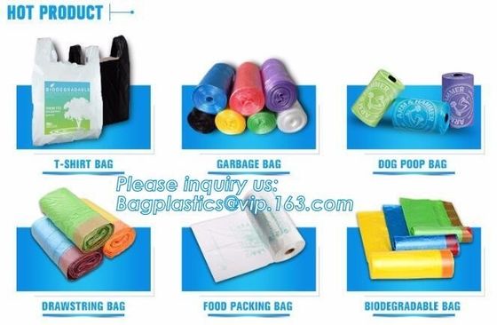 Biodegradable compostable T-Shirt Bag,Carry Out Retail Bags Recyclable Grocery Shopping,Grocery T-shirts Carry-out Ba