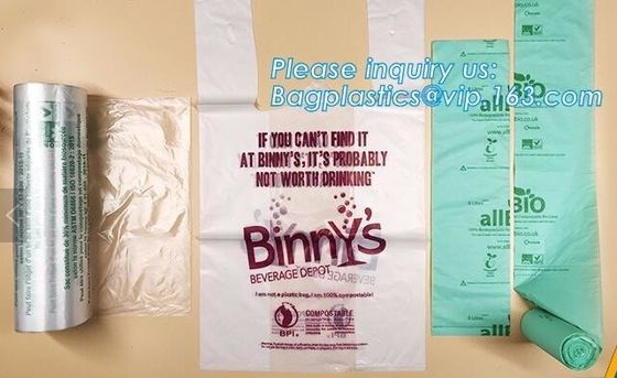 Biodegradable compostable T-Shirt Bag,Carry Out Retail Bags Recyclable Grocery Shopping,Grocery T-shirts Carry-out Ba