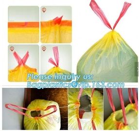 indoor/outdoor waste bags Rubbish Black Bag Trash Can Liners for Kitchen Home Bathroom Bedroom Toilet Office Rubbish Bin