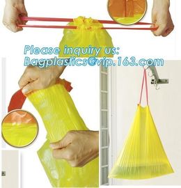 Bio Recycling &amp; Degradable Strong Rubbish Bags Bathroom Trash Can Liners for Bedroom Home Kitchen Office Car Waste Bin