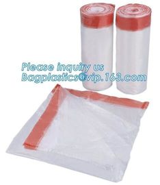 Biodegradable Compostable 13 Gallon Trash Bags Large Tall Kicthen Drawstring Strong Bags for Living Room Bedroom Bin Can