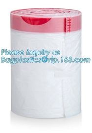 Biodegradable Compostable 13 Gallon Trash Bags Large Tall Kicthen Drawstring Strong Bags for Living Room Bedroom Bin Can