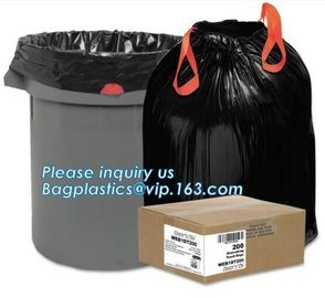 Thickening Garbage Bags Biodegradable Trash Bags Recyclable Rubbish Bags, 5 Gallon Wastebasket Bin Liners for Bedroom Ho