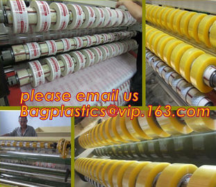 Double-sided jumbo roll Double-sided tape Double-sided foam tape,BOPP color tape Super clear packing tape Low noise pack