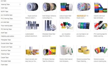 DUCT TAPE,MASKING TAPE,ANTI SLIP TAPE,CAMOUFLAGE TAPE,ALUMINUM FOIL TAPE,OEM bopp/opp packing ,polyethylene adhesive tap