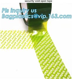 custom sealing holographic laser rainbow tamper evident security void hologram packing tape,Tamper Evident Security Pack