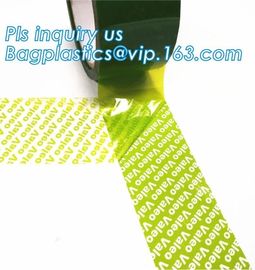 Supply tamper proof plastic open void tape for seal courier bag envelopes with CE&amp;ISO Air Mouse TV Box PCs OS bagplastic