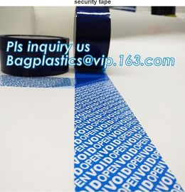 Security Seal anti-counterfeiting tapes void carton packing tape,Serial Number Security Sealing VOID OPEN Tape bagease