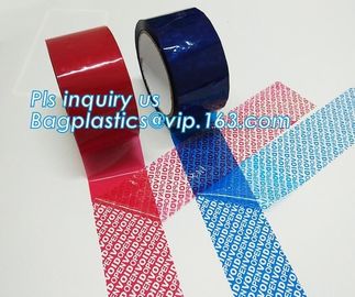 Security Seal anti-counterfeiting tapes void carton packing tape,Serial Number Security Sealing VOID OPEN Tape bagease