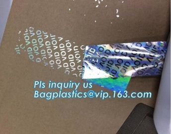 Sliver Self Adhesive Void Sticker Label,Removed Label Custom Best Price High Quality Void Label Sticker Open Void Securi