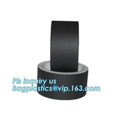 Rubber Silver Cloth Duct Seam Sealing Tape with Free Samples,Heavy Duty Matt Cloth Gaffer Tape Black Colour No Residue D