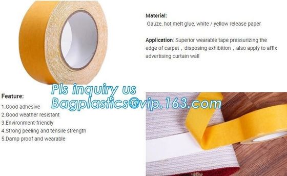 carpet double sided carpet tape double sided cloth tape self adhesive tape,Carpet Fixing and Binding Double side Carpet