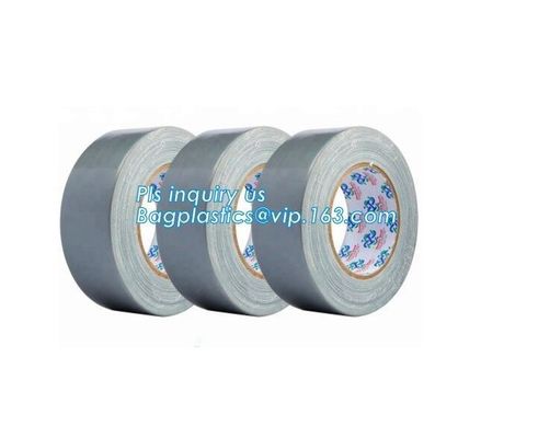 Heavy duty strong packing pvc silver colored cheap custom adhesive cloth duct tape,waterproof duct tape for wholesale