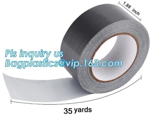 Heavy Duty Matt Cloth Gaffer Tape with White and Black Colour No Residue Perfect Alternative to Duct Tape bagease packag