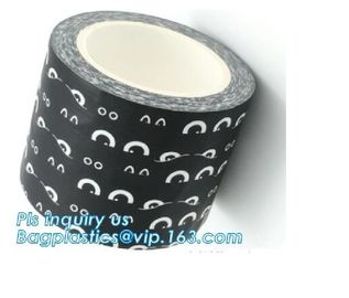 Lasting Tear Fiber Cloth Duct Tape Bulk Duct Tape Color Cloth Tape,cheap colored custom printed duct tape bagease packag