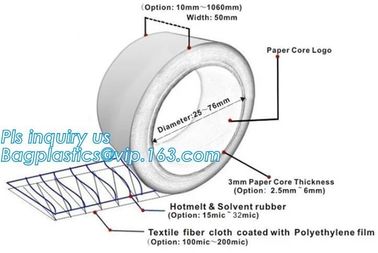 aluminum foil duct tape waterproof aluminum tape with bottom paper,OEM free sample strong Adhesive Logo Printed Tapes Cl