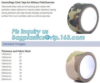 Multi design camouflage cloth adhesive duct tape for outdoors,Camouflage Casting Butyl Tape,Camo Outdoor Camouflage Tape