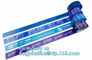 Custom Logo Printed clear packing tape adhesive for bopp tape,Adhesive Bopp Packing Tape,48mm super clear packing BOPP p