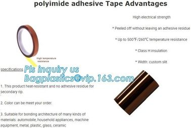 High Temp Self Adhesive PET Green Tape With Silicone Adhesive For 200 C Heat Protection and Powder Spray Paint  bagease