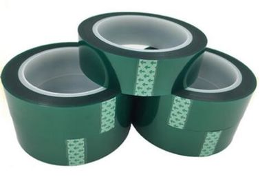 Green Polyester Silicone Adhesive Electroplating Tape Heat Resistant PET Powder Coating Tape Green Masking Tape bagplast